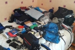 Les quelques trucs qu'on amène avec nous ?