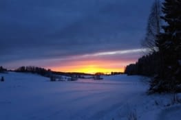 Les couchers de soleil nordiques sont incomparables