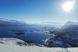 Randonnée en raquettes au sommet du Veldens Ende
