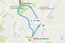 Parcours de la journée