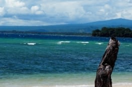 La plage de l'hôtel Tugu Lombok