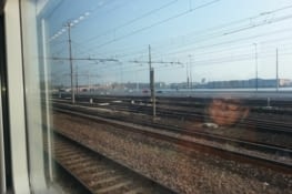 Arrivée en train depuis Lyon