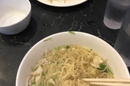 1er dîner dans un restaurant chinois... très bon