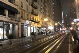 Arrivée en ville... ça caille... 14°C