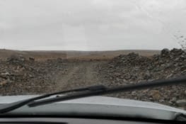 Pour vous donner une idée de l'état de la route...