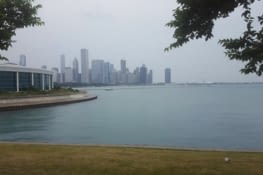 Lac Michigan et le Shedd Aquarium