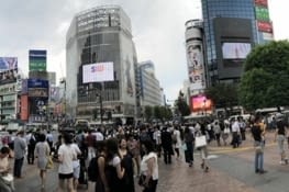 Carrefour de Shibuya, connu comme étant le plus grand au monde