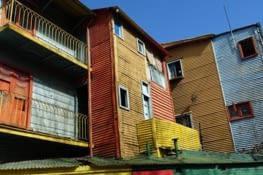 les maisons colorées