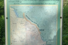 ...no bridges...downed trees...muddy conditions...seek risk...