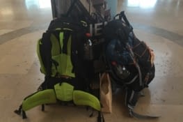 Voici nos compagnons pour 56 jours... 15kg chacun... C'est sûr, nous allons les aimer !