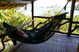 Un peu de repos après une rude journée...