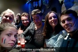 Victoire des bleus (veille du départ)