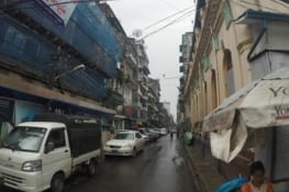 Rue dans le Downtown de Yangon