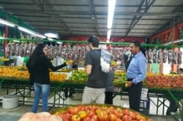 Le marché aux fruit de Fusa