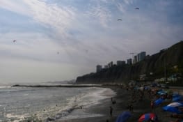 La plage de Lima