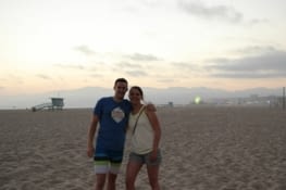Santa Monica Beach Sunset !