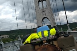 Adieu Drôme, Clairette, Bonnie (c'est ma copine de Chamaloc). Bonjour l'Ardèche !