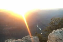 Coucher de soleil au Grand Canyon