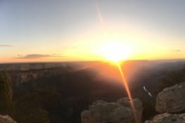 Coucher de soleil au Grand Canyon