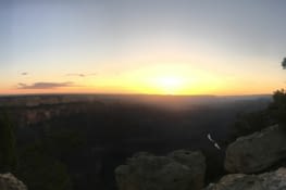 Coucher de soleil au Grand Canyon
