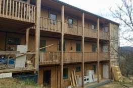 Le chantier de construction du 2e bâtiment