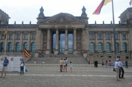 Le Reichstag vu de l'avant