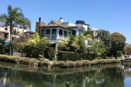 Les canaux de Venice beach