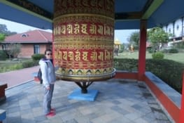 Moulin à prière spécial grandes mains