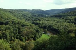Panorama du haut de la cheminée de Bohan