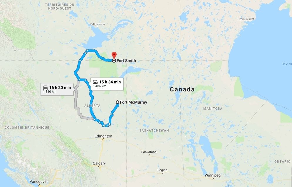 Blog de voyage au Canada Fort Smith, Territoires du NordOuest